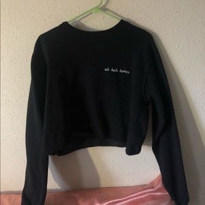 pacsun cropped sweatshirt